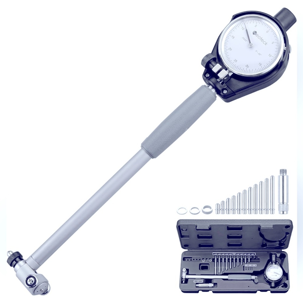 Neoteck Dial Bore Gauge SelfCenter Extender+Indicator+Measuring Dial/Rod/Gauge